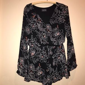 SALE!! Astr Floral Romper